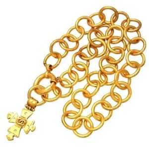 Vintage CHANEL Cross Necklace
